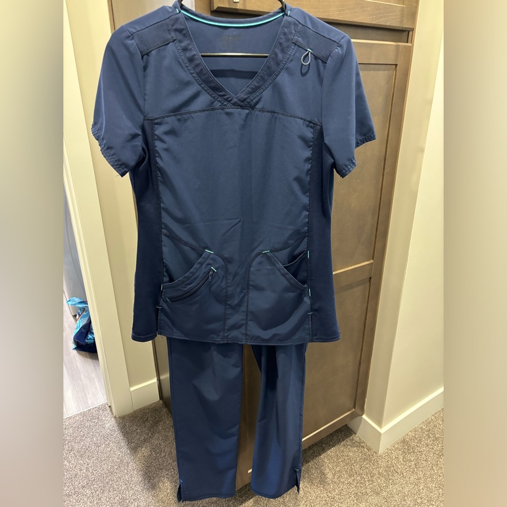 Scrubstar set navy blue